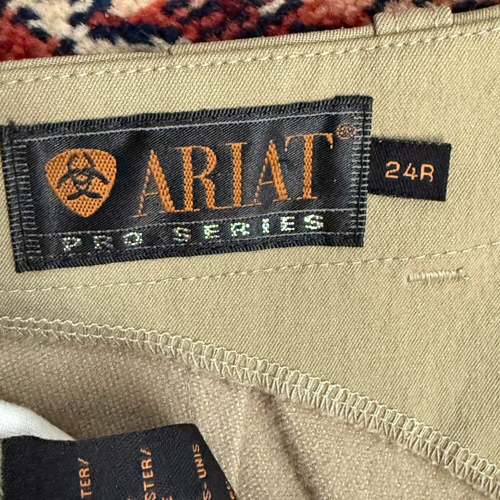 Ariat Pro Series‎ 24R Tan Equestrian Riding Pants in PRISTINE CONDITION - Picture 6 of 9